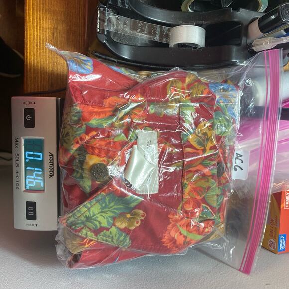 Vintage Susan Bristol Floral Denim Jacket Top Womens Size PM Button Up Pockets - Picture 8 of 8